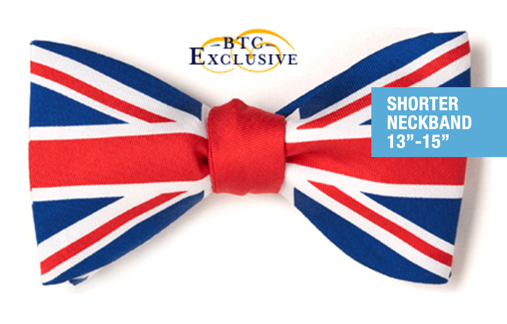 Union Jack Butterfly 2-3/4" Self-tie Small