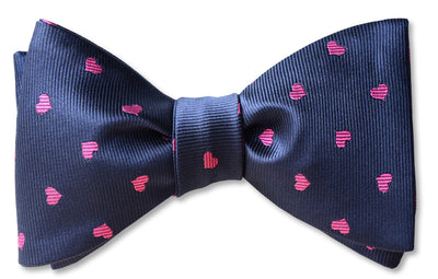 Valentine Navy Bow Tie