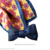 Yellow Starburst PS +Indigo Bow Tie