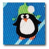 holiday penguin bow tie