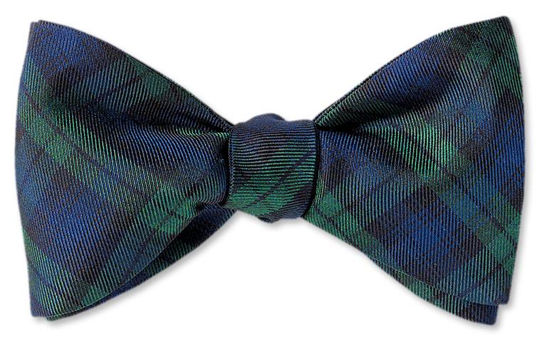 Black Watch Silk Bow Tie