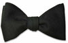 Black Wool Bow Tie