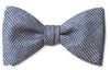 Blur Glen Plaid cotton bow tie made from high thread count washable cotton