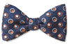Blue Orbit Cotton Bow Tie