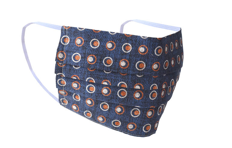 Blue Orbit Cotton Mask
