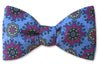 Blue Starburst Cotton Bow Tie