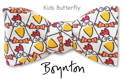 Dapper Chickens Boynton *Kids* Pre-tied Bow Tie