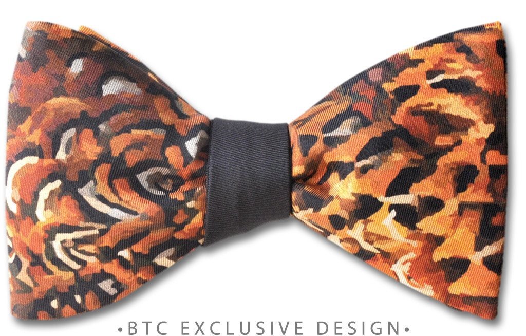 American Made Bow Ties | Brown Pheasant