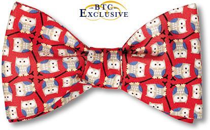 Owl Bow Tie American Made