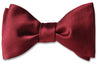 Burgundy Satin Pre-tied