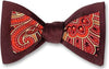 bow ties paisley red burgundy american made