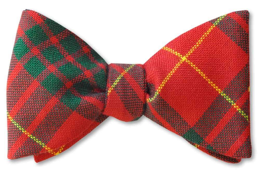 Cameron Modern Tartan Christmas Pre-tied Bow Tie