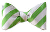 Candy Cane Stripe bow tie in mint green and white