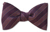 pre-tied maroon wool silk blend bow tie