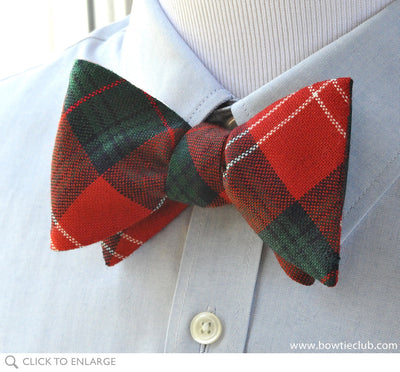 Chisholm Wool Tartan Bow Tie