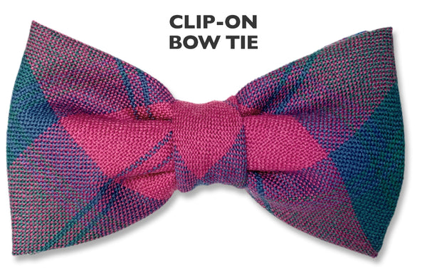 Lindsay Weathered Tartan Bow Tie main image 0