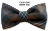 Black Watch Weathered Wool Tartan Clip-on Bow Tie