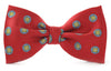 Red Clip-on Bow Ties American Made