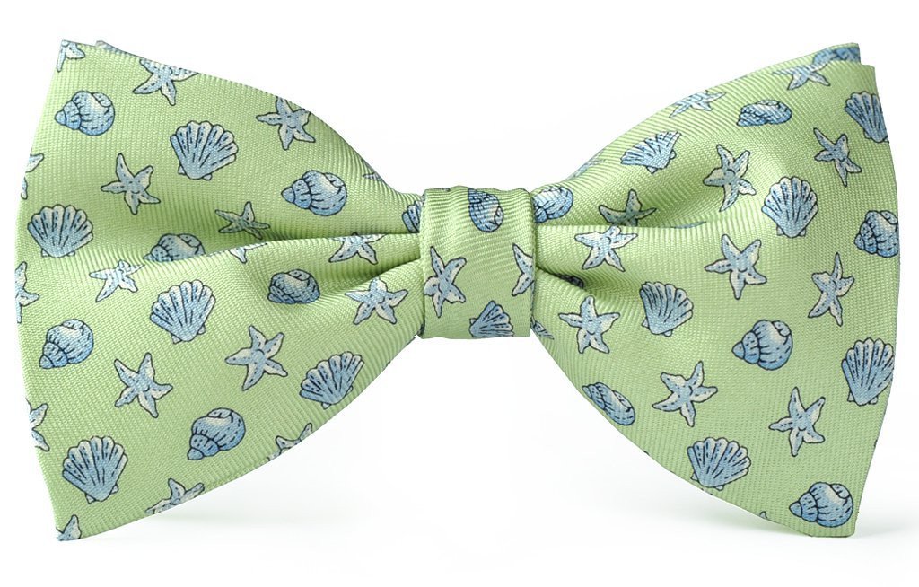 Seashells Clip-on Bow Ties American Made 056