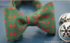 bow ties christmas reindeer green