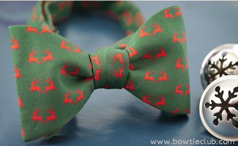 bow ties christmas reindeer holiday