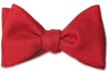 Crimson Wool Bow Ties