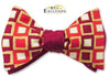 bow ties american made red silk squares