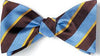 bow ties american made silk blue stripes