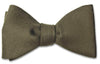 Deep Olive Green Wool Bow