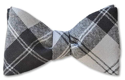 Douglas Grey Wool Pre-tied