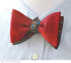 reversible bow tie on shirt