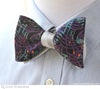purple two-tone bow tie