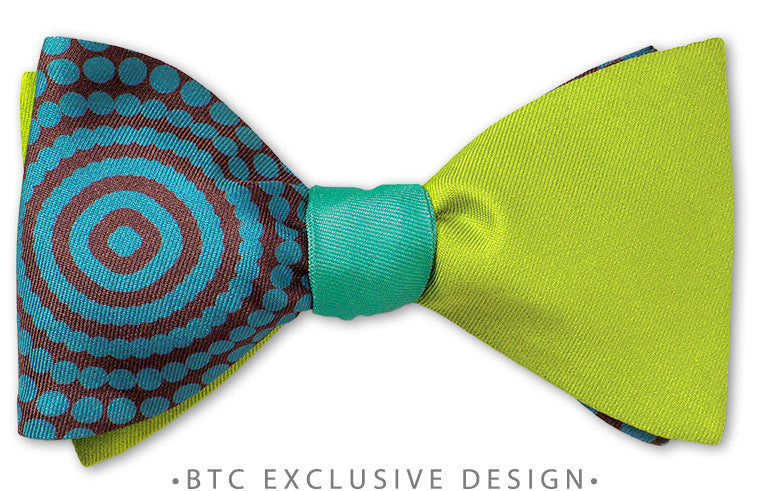 Bow Tie Clipart, Turquoise, Lime, Black, Gray