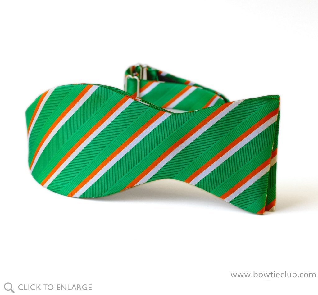tie-your-own emerald green bow tie