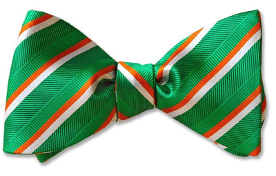 pre-tied emerald green bow tie