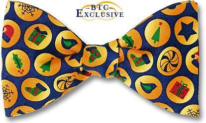 Christmas Ornament Bow Tie