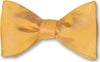 Gold Satin Formal Wedding Solid Bow Tie