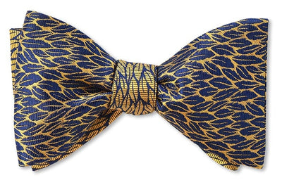 Golden Laurel Reversible Bow Tie
