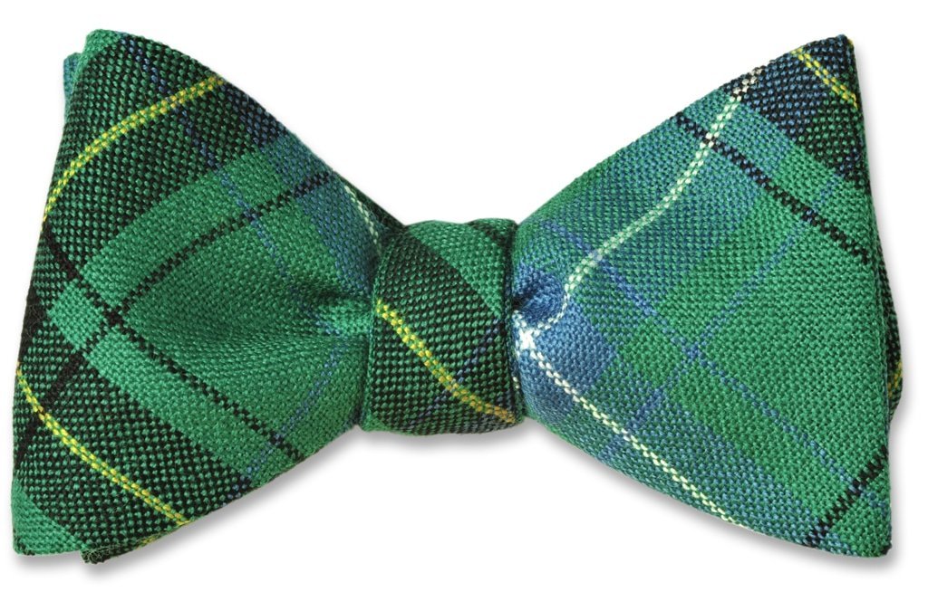 pre-tied Henderson tartan bow tie