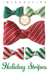 Candy Cane Mint Bow Tie