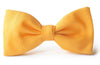 Kids Yellow silk clip on bow tie