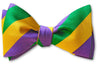 pre-tied mardi gras bow tie
