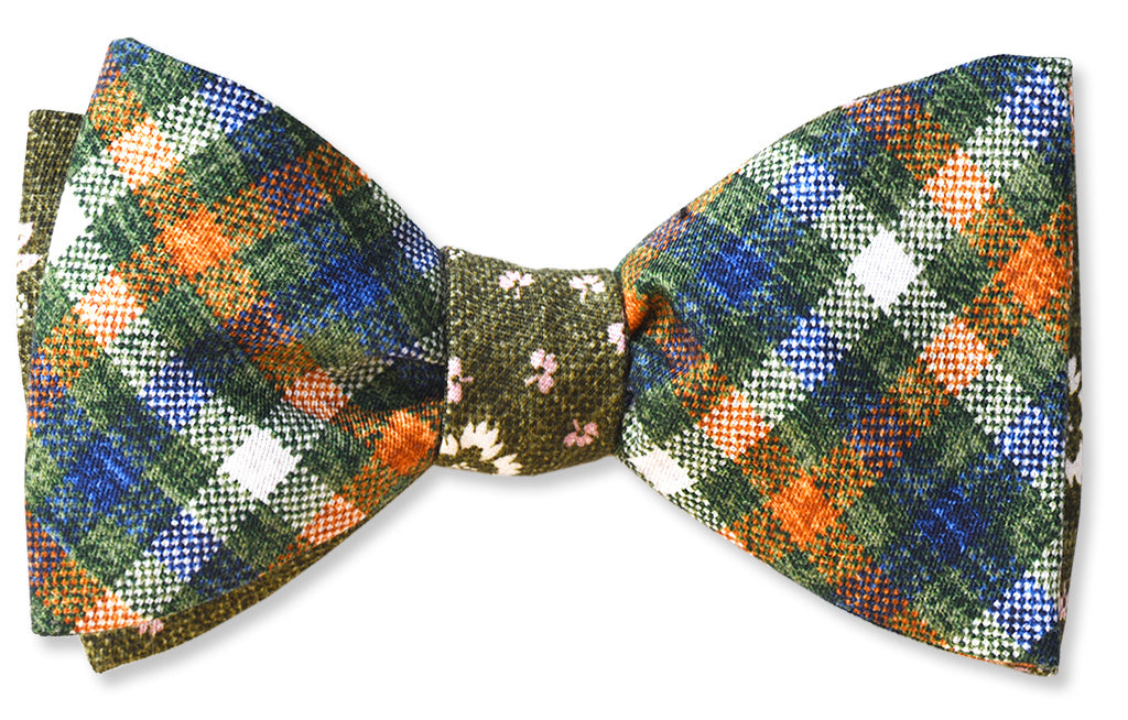 Lambrook Cotton Reversible Bow Tie