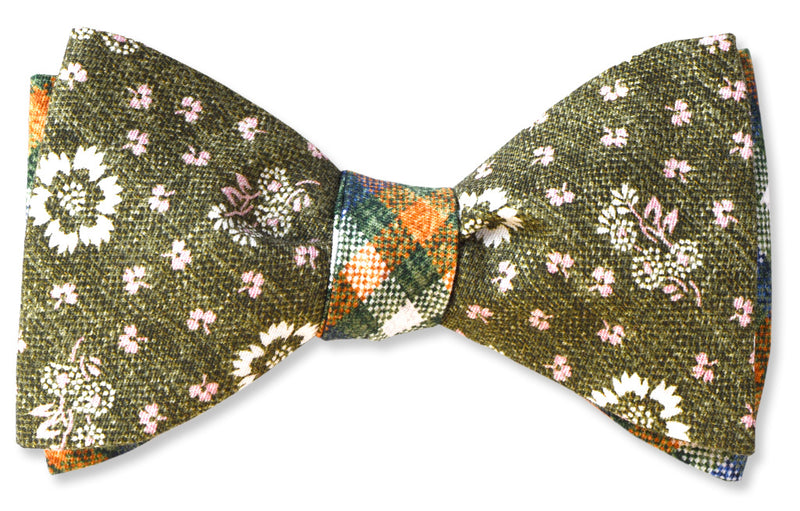 Lambrook Cotton Reversible Bow Tie