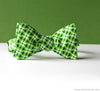 St Patrick's Day bow ties Irish green clover | Limerick