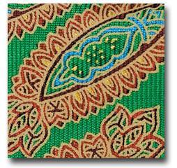 bow ties paisley green silk american made