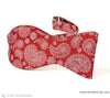 red silk paisley bow tie self tie