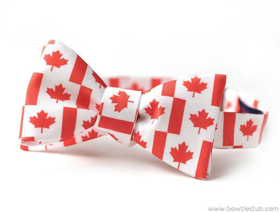 Canada Flag Bow Tie