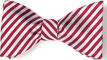 bow ties american made red white stripes
