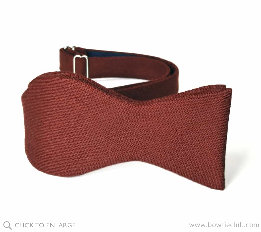 Maroon Wool Bow Ties